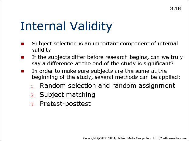 internal validity in research meaning