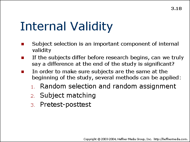 external validity in a research study