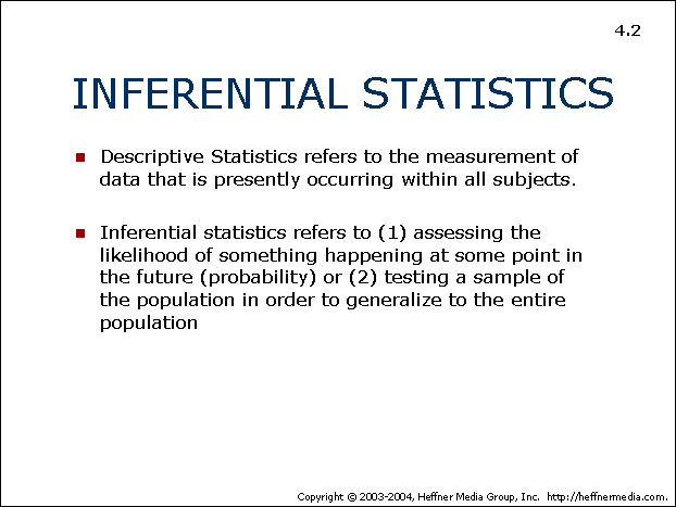 02 Inferential Statistics AllPsych