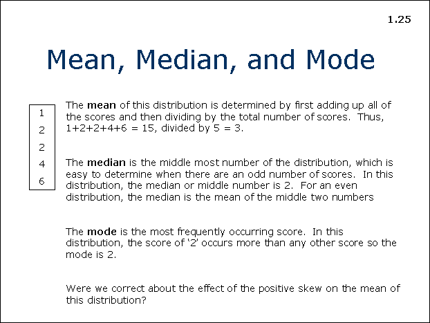 Mode Definition In Statistics