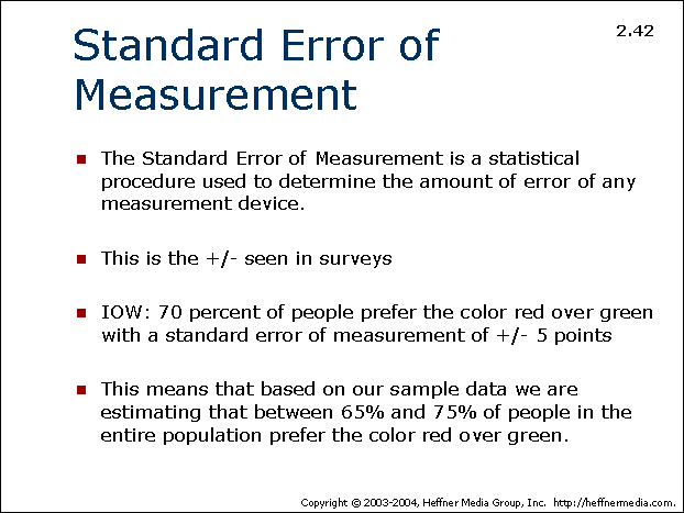 42 Standard Error Of Measurement AllPsych