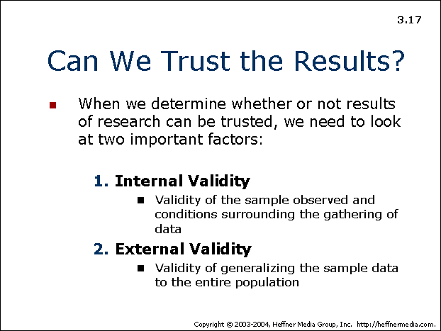 17 Can We Trust The Results AllPsych