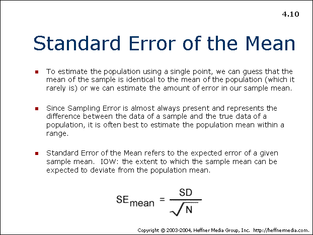 10 Standard Error Of The Mean Allpsych 3958