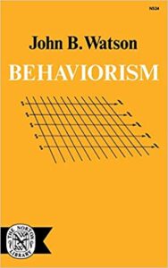 Behaviorism Watson book